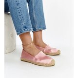 Gemre Light pink espadrilles with shimmer on a platform Caithlin | shoptok.hr