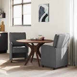  Blagovačke stolice s kotačima 2 pcs Tamno siva 57 x 67 x 95 cm | Eponuda.com