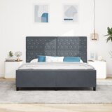  Krevet Okvir Tamnosivi 180x200 cm Baršun | shoptok.hr