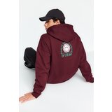 Trendyol Brown Men's Oversize Mystical Printed Sweatshirt with a Soft Pile inner | Shoptok.si