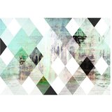  Tapeta - Rhombic Chessboard (Green) 250x175 | shoptok.hr
