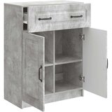  Strani šal Betonsko siva 66 x 34,5 x 87 cm Inženirski les, (5000217678) | Shoptok.si