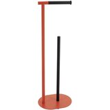 Tendance SAMOSTOJEĆI DRŽAČ TOALET PAPIRA 66.5X23X17 CM METAL NARANDŽASTA/CRNA AA96170124 Cene