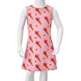  Dječja haljina jarkoružičasta 128 | shoptok.hr