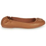 Tommy Hilfiger TH HARDWARE LEATHER BALLERINA Smeđa | shoptok.hr