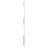  Zidno uzglavlje bijelo 108x3x90 cm od masivne borovine | shoptok.hr