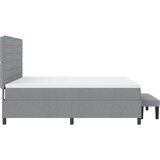  vzmetnica za posteljo s klopi v svetlo sivi barvi 180x200 cm, (22083179) | Shoptok.si
