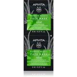 Apivita Express Beauty Aloe osvežujoča vlažilna maska za obraz 2x8 ml Cene