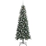 vidaXL Umjetno božićno drvce s stalakom Zelena 86 x 86 x 210 cm | shoptok.hr