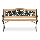 Klupa za park s naslonom 123,5 x 74 x 48 cm Gardi Rose Sofotel Slike