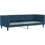  Dnevni krevet na razvlačenje plavi 80 x 200 cm baršunasti | shoptok.hr