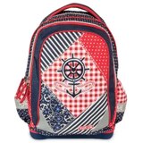 FOR ME Anatomska školska torba Sidro crveno-plava | Eponuda.com