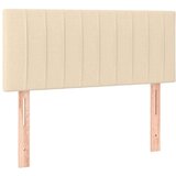  Krevet s oprugama i madracem LED krem 120 x 190 cm od tkanine | shoptok.hr