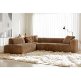 Sits Smeđa baršunasta kutna garnitura (s lijevim kutom) Annie – | shoptok.hr