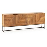 MOME Komoda od masivnog manga u prirodnoj boji 210x80x40 cm Nereida – | shoptok.hr