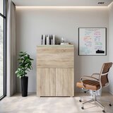 P & B PISALNIK leseni material barve hrasta | Shoptok.si