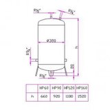 Elmac Hidroforska posuda 120l INOX | Eponuda.ba