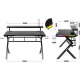 Huzaro Hero 5 RGB Crni Gaming sto | ePonuda.com