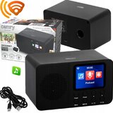  WIFI internetni radio LCD 2,4&amp;Prime; 25.000 radijskih postaj BT in alarm Slike