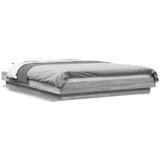 Furnova Posteljni okvir siva sonoma 140x190 cm inženirski les, (21936520) | Shoptok.si