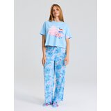 Sinsay Pamučna dvodijelna pidžama s božićnim motivom Stitch | shoptok.hr
