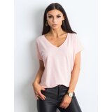 BASIC Feel Good T-shirt-RV-TS-4832.02P-light pink | Shoptok.si