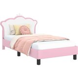  Krevet za djecu s uzglavljem Ružičasta 80 x 160 cm PU | shoptok.hr
