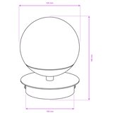  Brilagi - LED kupatilsko zidno svetlo BALL LED/6W/230V 3000/4000/6500K IP44 zlatna | Eponuda.com