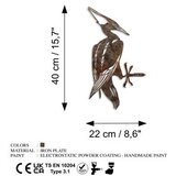WALLXPERT Dekorativna figura Ptica na grani 10, 22x40 cm, 1,5 mm | Eponuda.ba