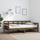 vidaXL Dnevna postelja medeno rjava trdna borovina 90x190 cm Cene