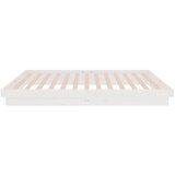  Okvir za krevet od masivnog drva bijeli 120 x 200 cm | shoptok.hr
