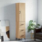 Visoka komoda hrasta sonome 34,5x34x180cm od konstruiranog drva Cene