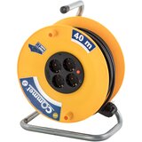 Commel kabel na bubnju (4-struko, žute boje, 40 m) | shoptok.hr