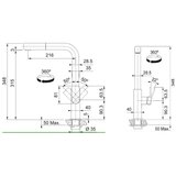 Franke 115.0550.442 Mythos FC 7853.502 izvlečna kuhinjska armatura | Shoptok.si
