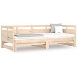  Izvlečna dnevna postelja trdna borovina 2x(80x200) cm, (20684601) | Shoptok.si
