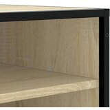 vidaXL Klupa za cipele Sonoma hrast Konstruirano drvo i metal | shoptok.hr