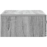 Stolna Stenska stranska miza Siva Sonoma 59 x 34,5 x 17 cm, (5000232531) | Shoptok.si
