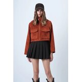 Trend Alacati Stili Ženska jakna Alc-X14604, Crvena Cene