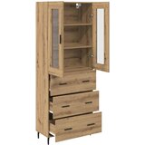  Highboard 2 kom. Umjetnički hrast 69,5 x 34 x 180 cm | shoptok.hr