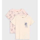 Sinsay Pamučne majice s vezom 2 pack Stitch Cijene