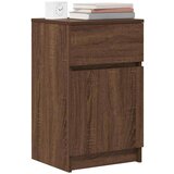 vidaXL Nočna omarica 2 kosa rjavi hrast 39x35x65 cm inženirski les | Shoptok.si