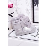 Boto Children's Snow Boots Insulated With Fur Silver Aurora | ePonuda.com