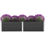 vidaXL Visoka greda 250x50x54 cm WPC siva Cene