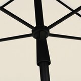  Vrtni suncobran sa šipkom 210 x 140 cm boja pijeska | Eponuda.com