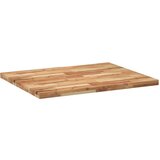 Stolna ploča 100x80x4 cm pravokutna od masivnog drva bagrema | shoptok.hr