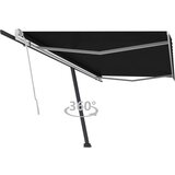  Samostojeća tenda na ručno uvlačenje 500 x 300 cm antracit | shoptok.hr