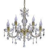 Candellux luster/visilica-maria teresa viseća lampa 5X40W E14 zlato | Eponuda.com