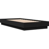  Okvir za krevet crni 75 x 190 cm od konstruiranog drva | Eponuda.com