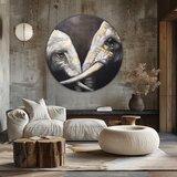  Okrugle slike s akrilom Dodir afričkog kralja | different dimensions | shoptok.hr
