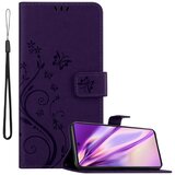 Cadorabo Samsung Galaxy A91/S10 LITE/M80s temno modra - ovitek v cvetličnem dizajnu z magnetnim zapiranjem, stoječo funkcijo in režami za kartice, (20558993) | Shoptok.si